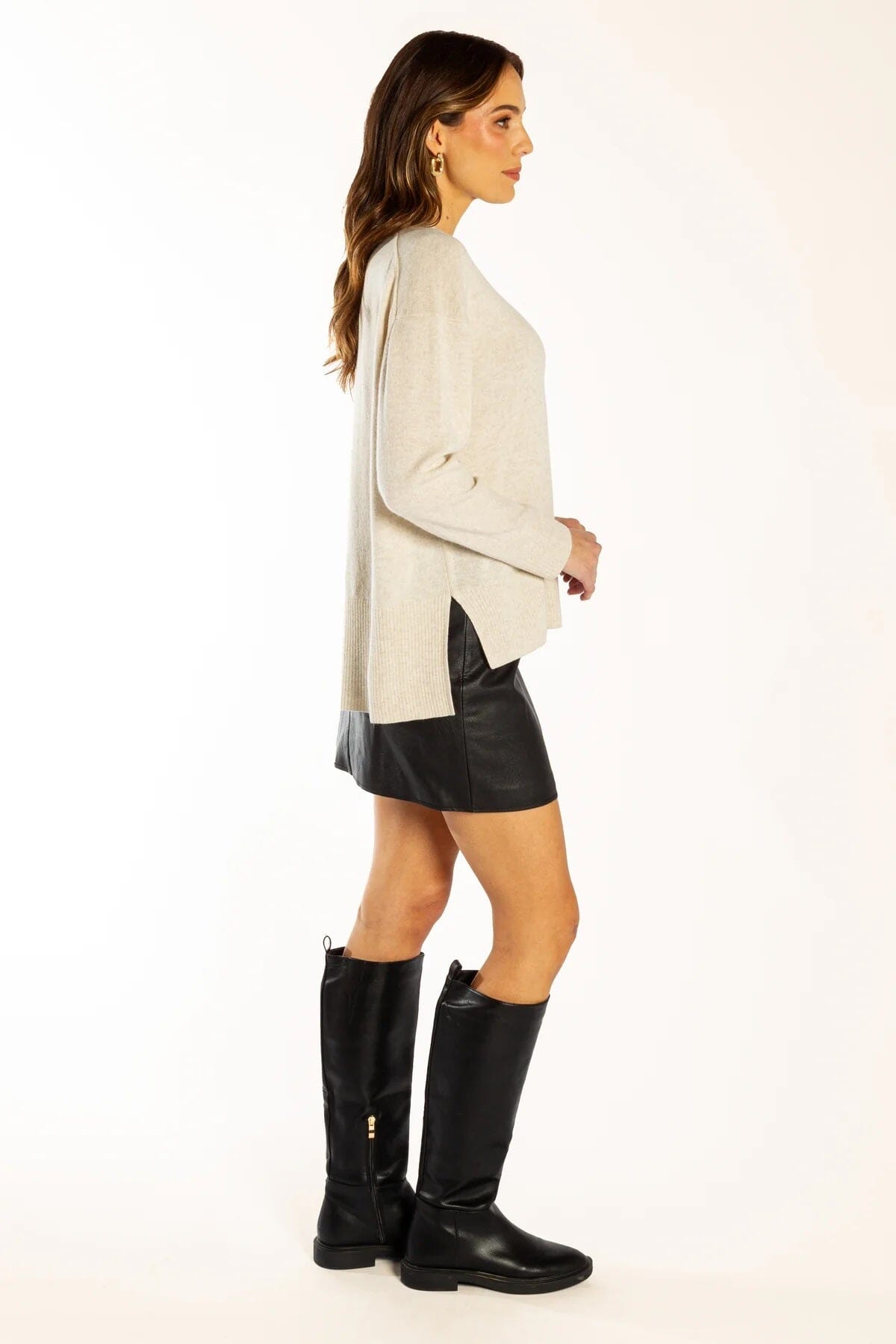 Bow & Arrow Classic Crew Neck - Oatmeal Bow & Arrow