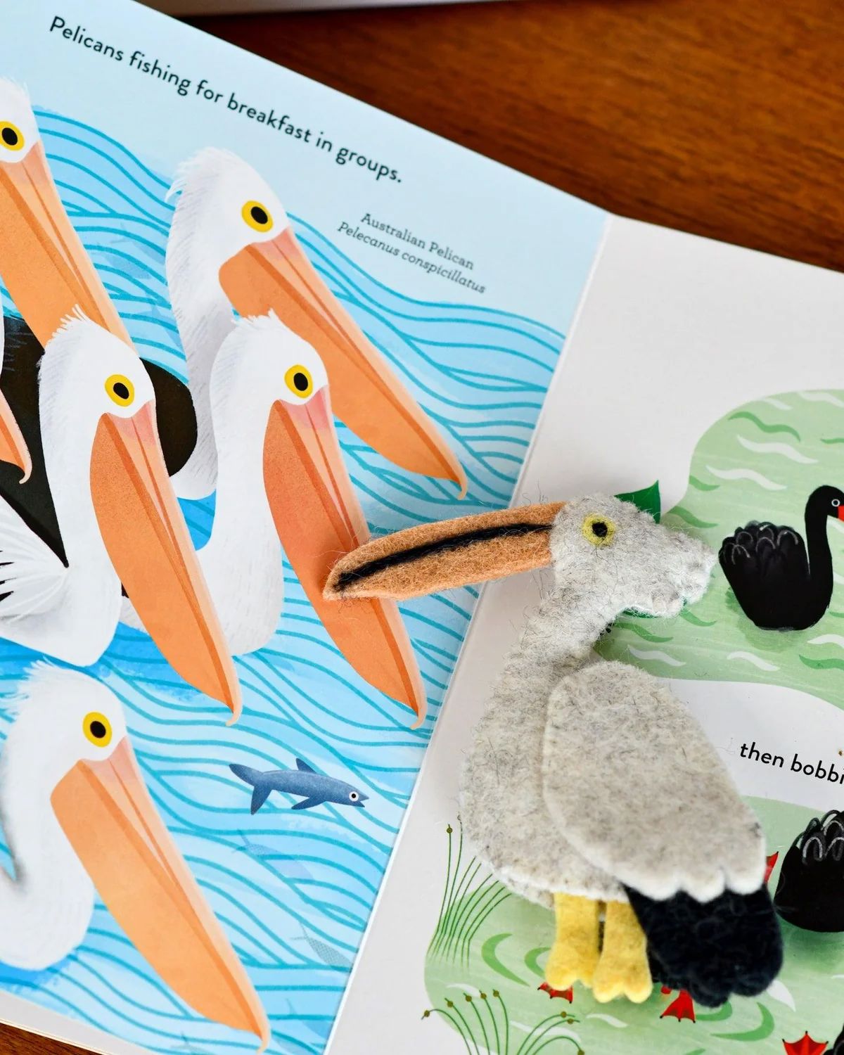Busy Beaks Finger Puppets & Book Set Finger Puppets Eclectic House