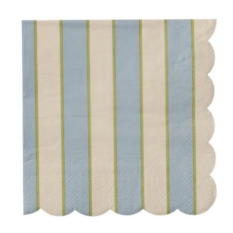 Carnival 20pk 3 Ply Napkin Blue/Ivory Coast to Coast Home