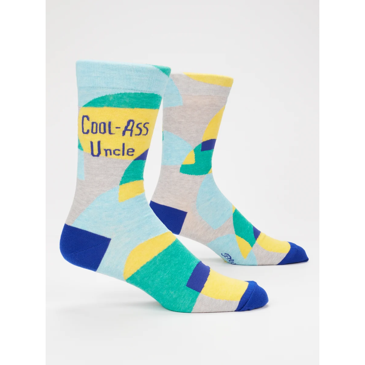 BlueQ Mens Crew Socks - Cool-Ass Uncle