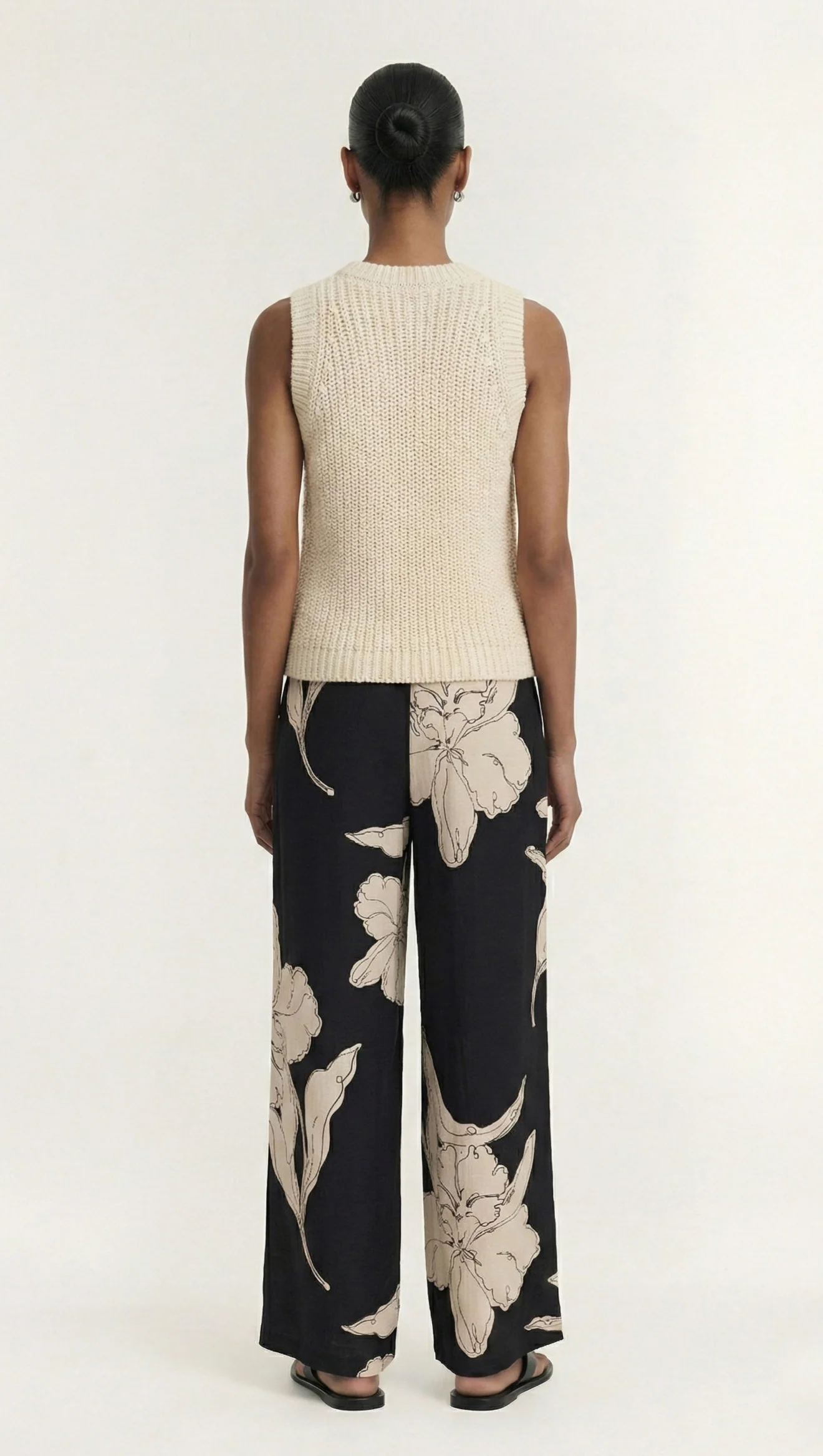 Staple The Label Cove Knit Tank - Natural Beige