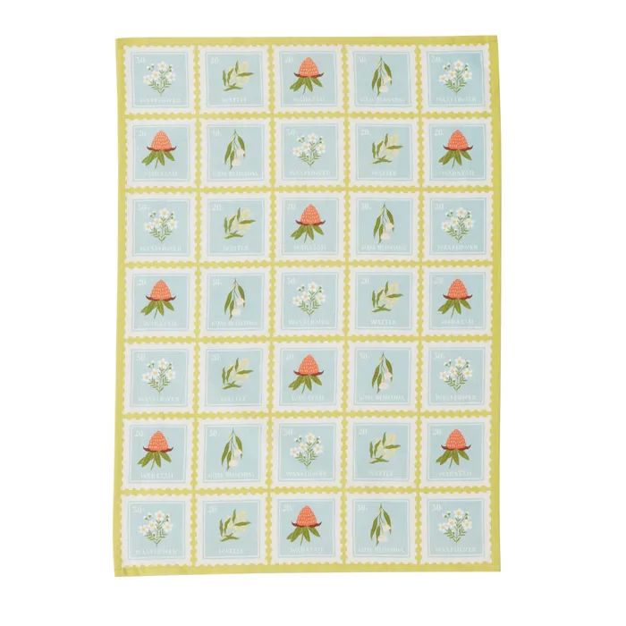Daphne Cotton Tea Towel - Blue Coast to Coast Home
