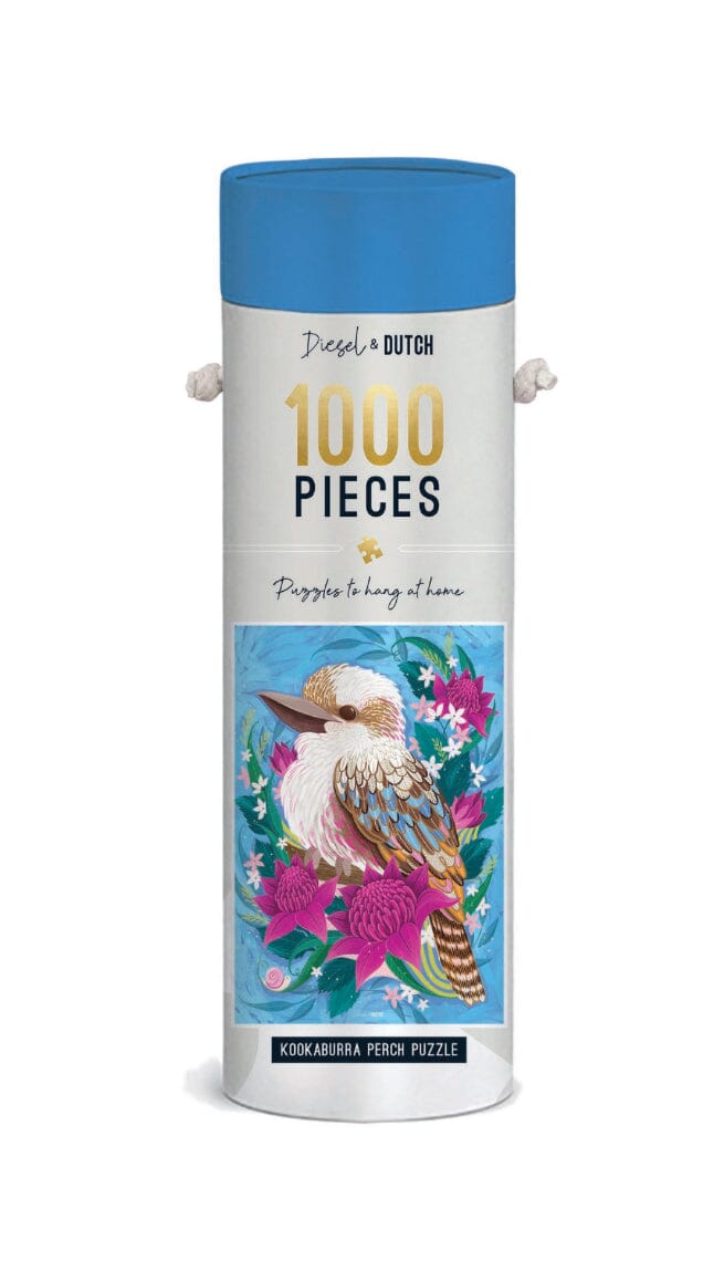 Diesel and Dutch Kookaburra Perch 1000pc Wall Jigsaw Puzzle Eclectic House