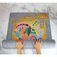 Diesel & Dutch Jigsaw Felt Roll Up Storage Mat Diesel & Dutch