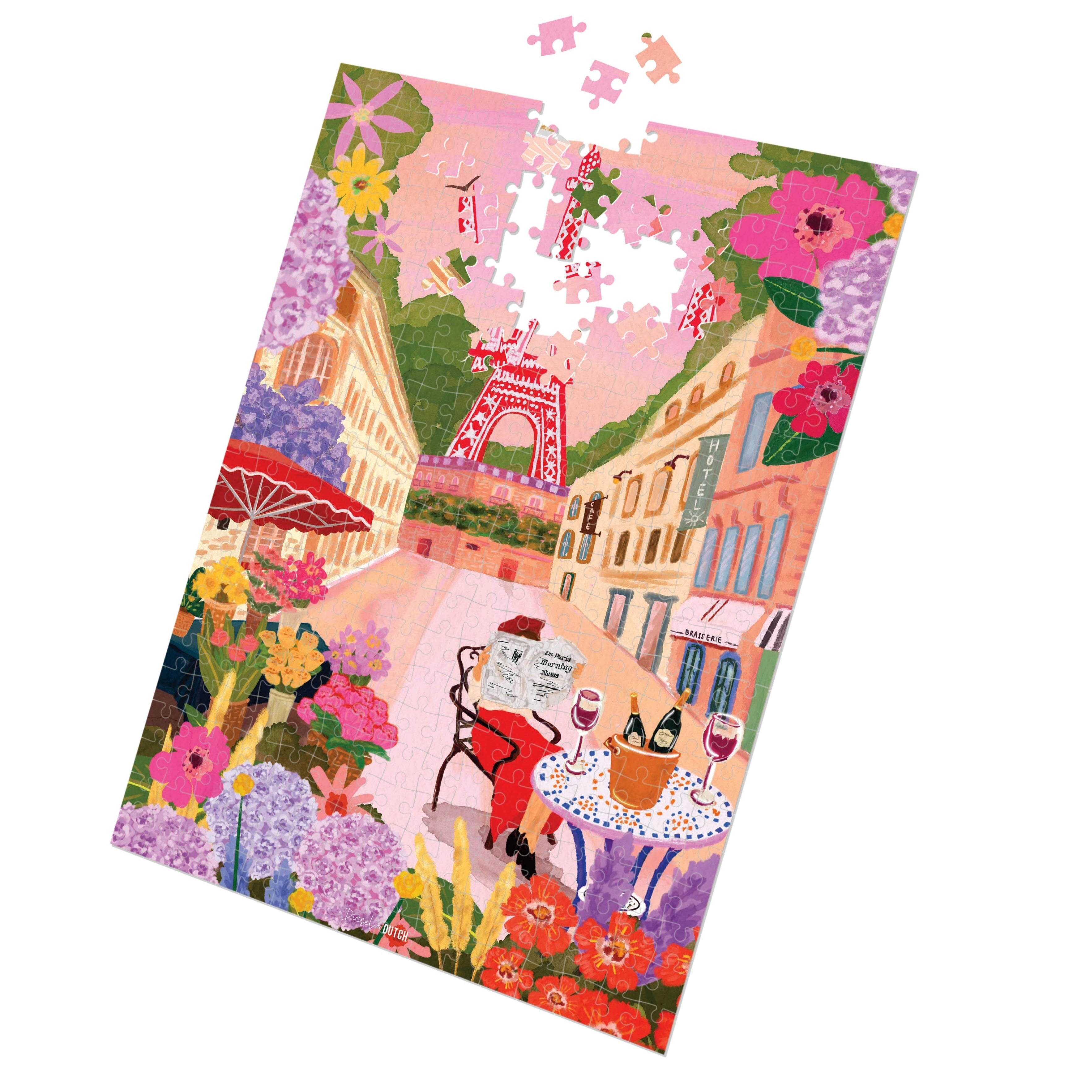 Diesel & Dutch Paris In Bloom 1000pc Wall Jigsaw Puzzle Diesel & Dutch