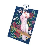 Diesel & Dutch Pink Cockatoo 1000pc Wall Jigsaw Puzzle Diesel & Dutch
