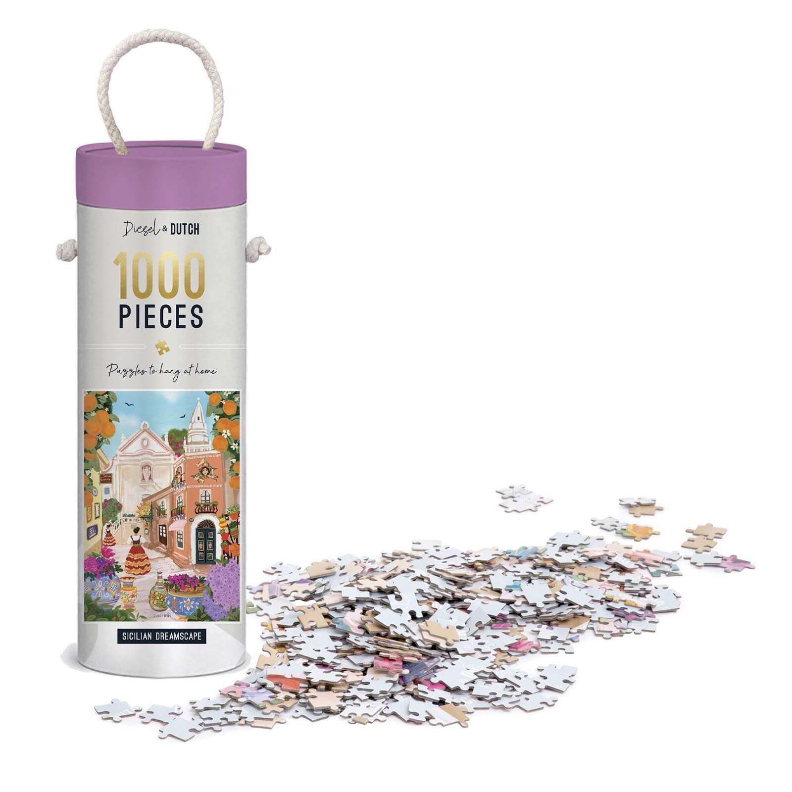 Diesel & Dutch Sicilian Dreamscape 1000pc Wall Jigsaw Puzzle Diesel & Dutch