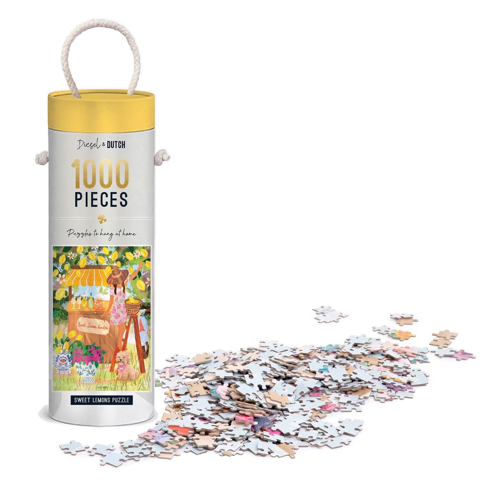 Diesel & Dutch Sweet Lemons 1000pc Wall Jigsaw Puzzle Diesel & Dutch