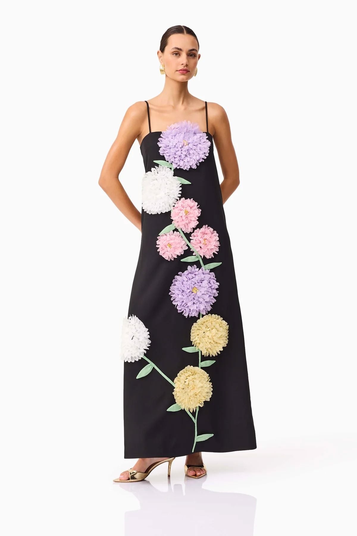 Elliatt Buttercup Maxi Dress - Black Elliatt