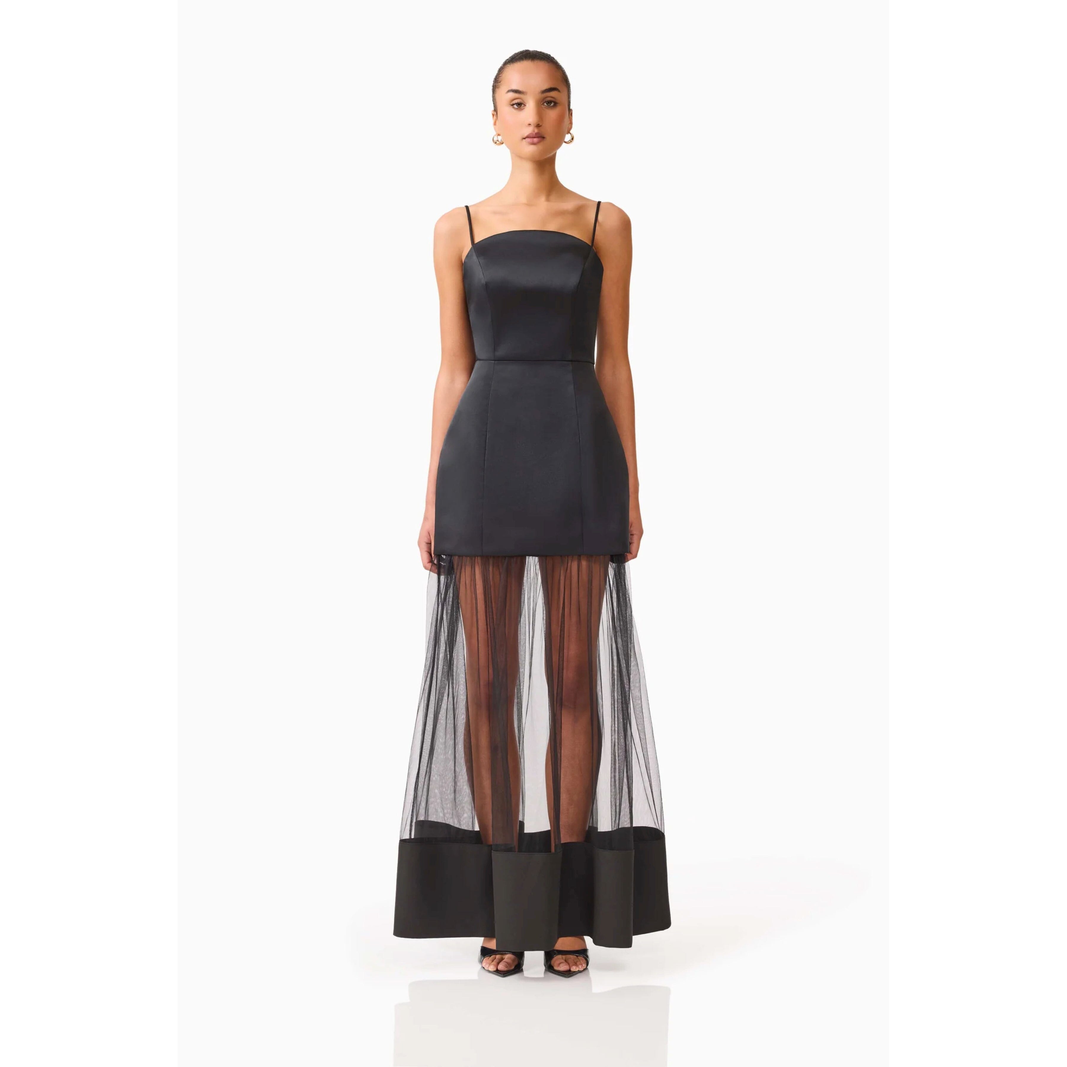 Elliatt Marcella Strapless Gown - Black Gown Elliatt