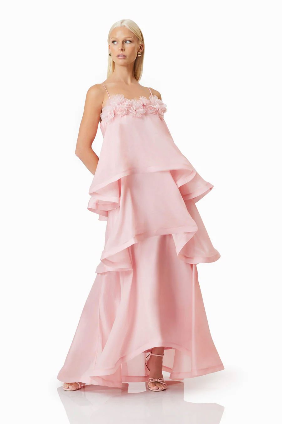 Elliatt Swallowtail Day To Night Maxi Dress - Pink Elliatt