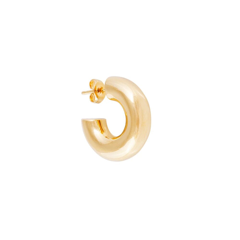 Fairley Bold Gold Midi Hoops Fairley