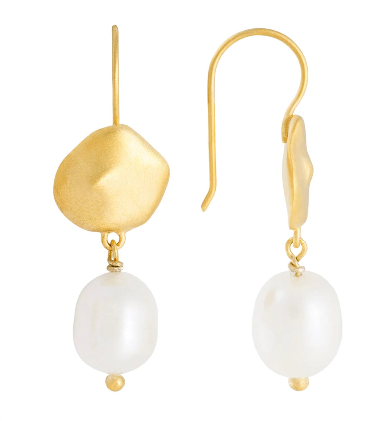 Fairley Gold Nomad Pearl Hooks Eclectic House