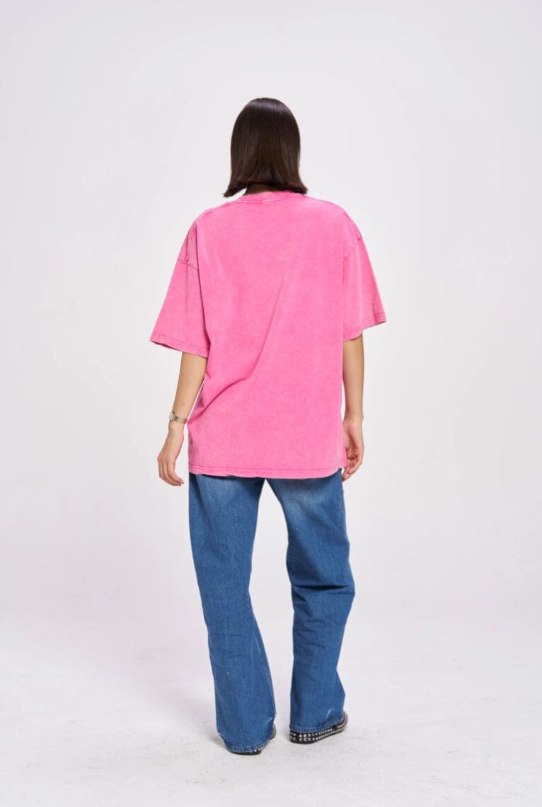 Fairy Bread Acid Wash Oversize Tee Eclectic House