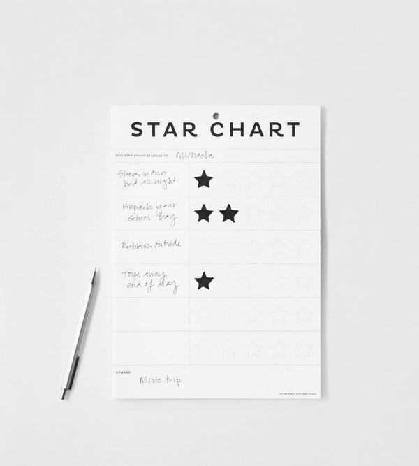 Father Rabbit Stationary A4 Star Chart Father Rabbit