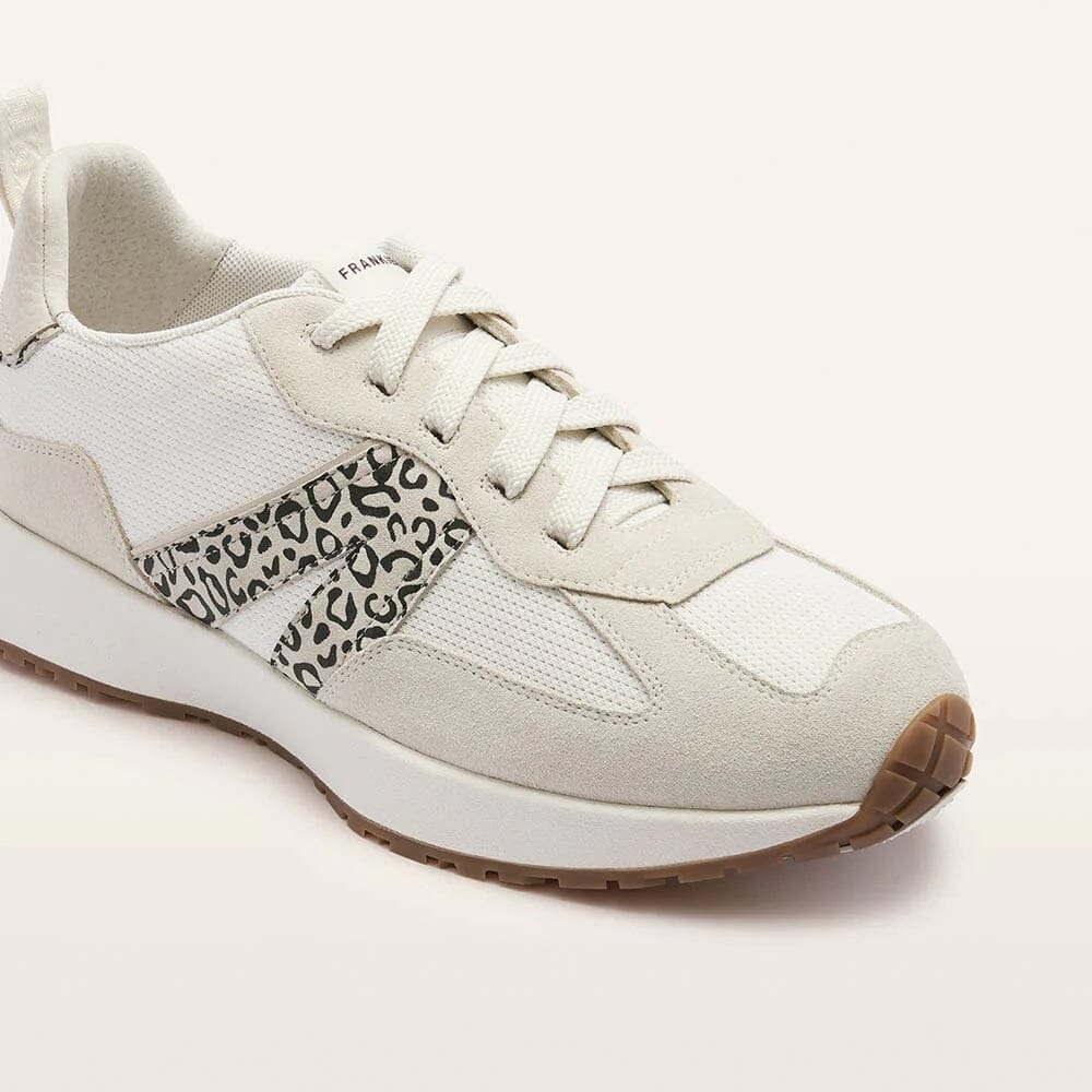 Frankie4 Axel II - White/Leopard Print Women's Sneakers Frankie4
