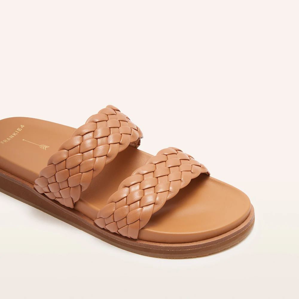 Frankie4 Malone Slide - Tan Weave Frankie4