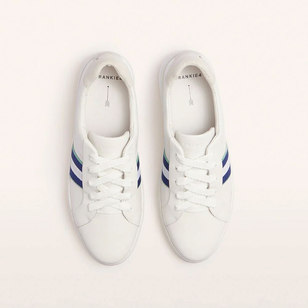Frankie4 Riley Sneaker - White/Navy Frankie4