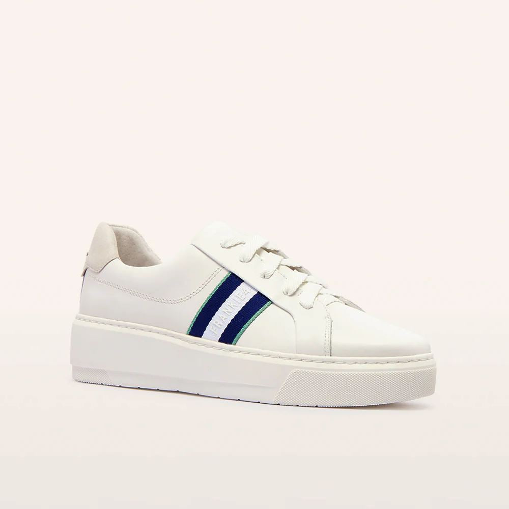 Frankie4 Riley Sneaker - White/Navy Frankie4