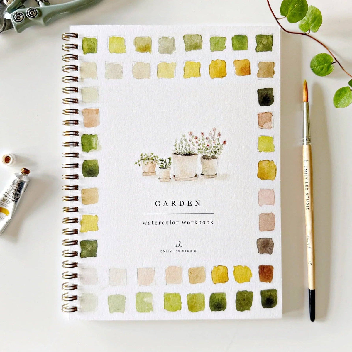 Garden Watercolour Workbook emily lex studio