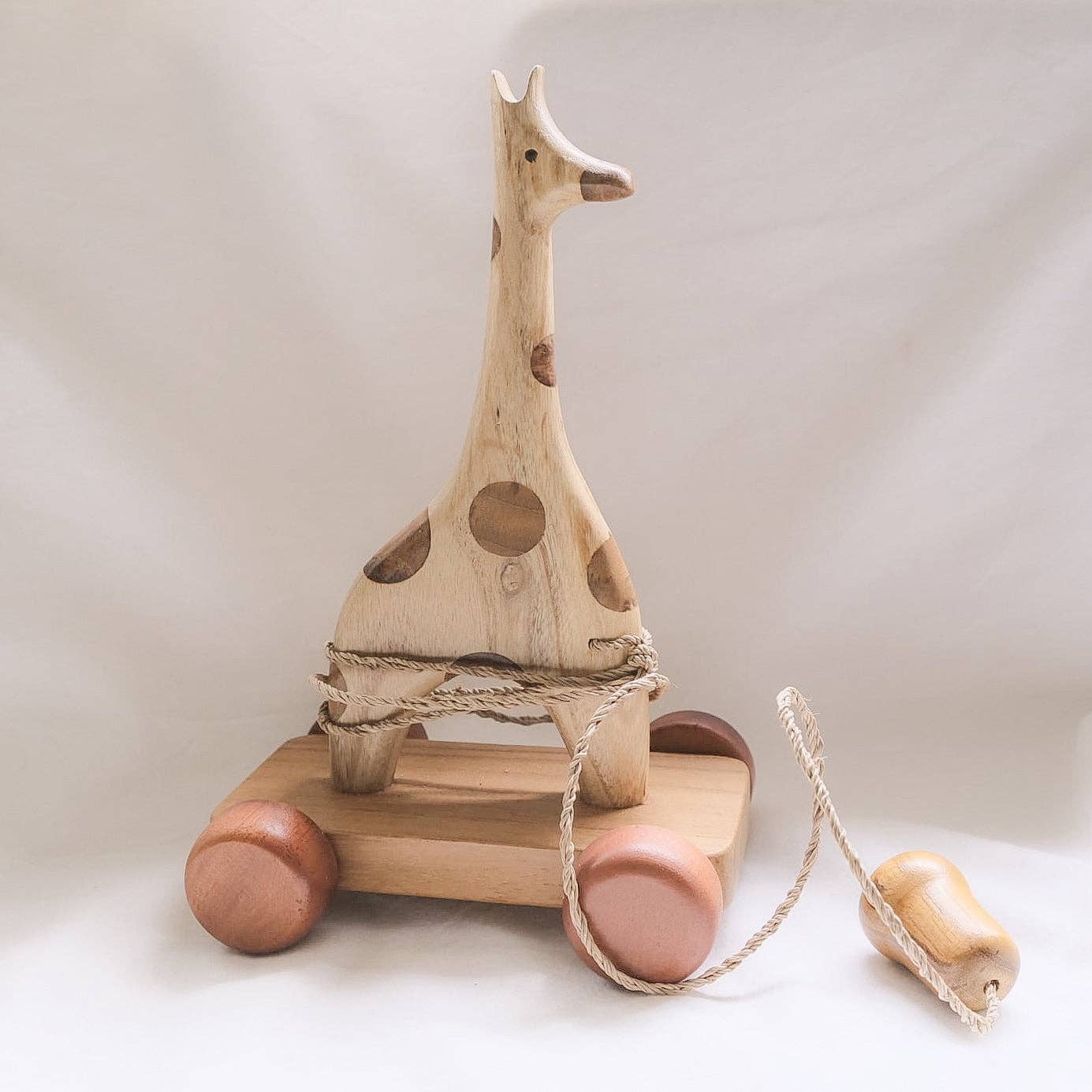 Giraffe Pull Over Wooden Toys Kayu&Co.