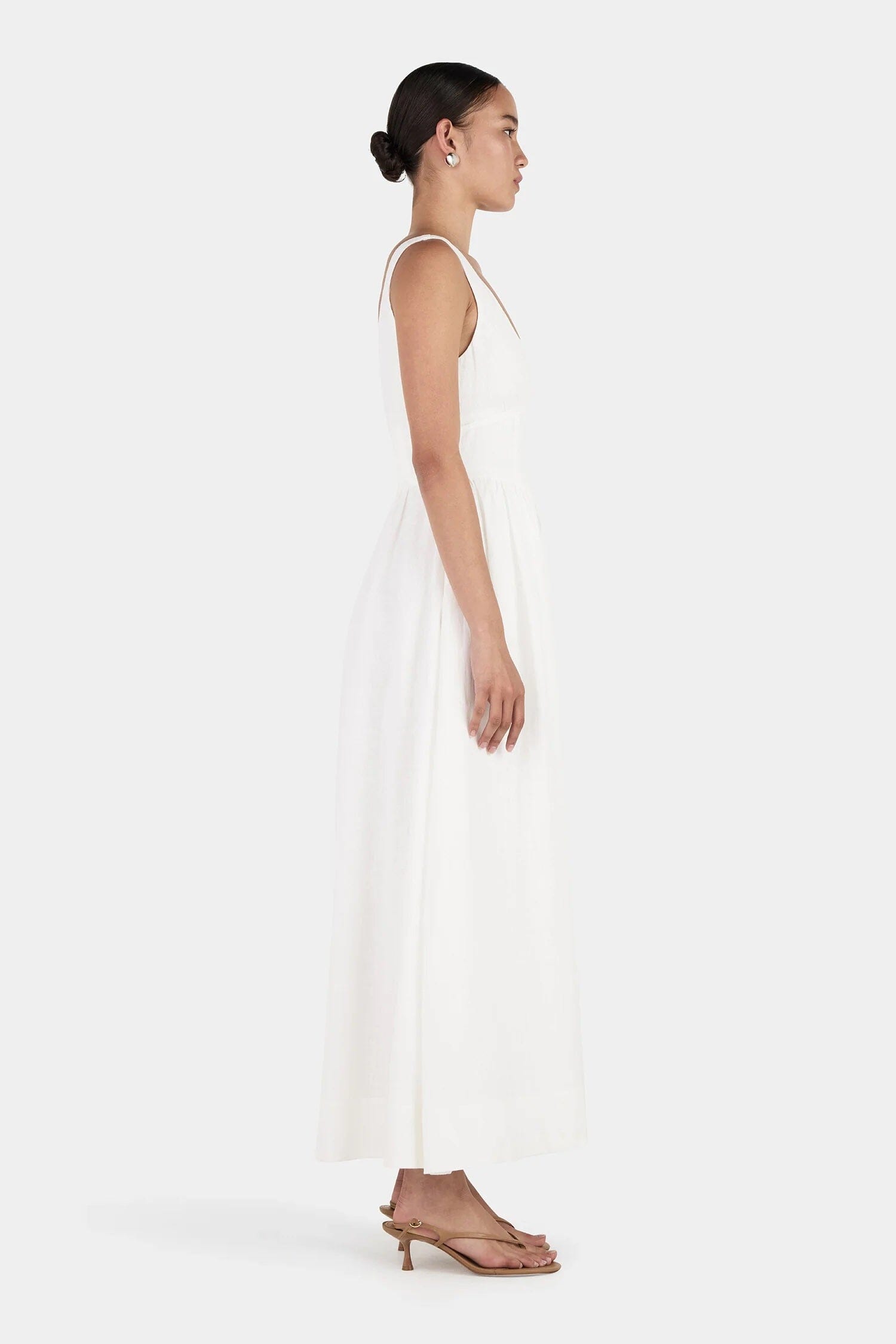 Hansen & Gretel Leonay Midi Dress - Ivory Hansen & Gretel