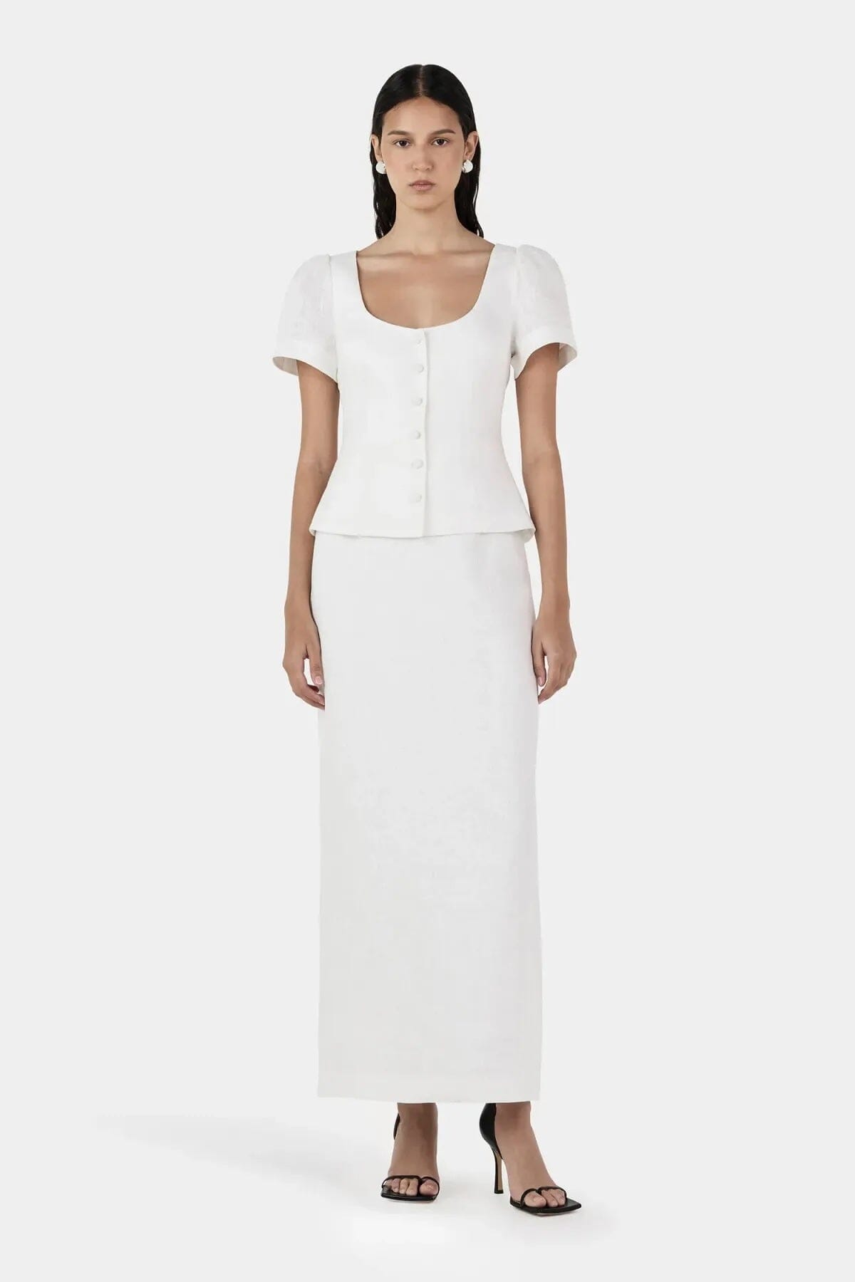 Hansen & Gretel Sellar Linen Top - Ivory Hansen & Gretel