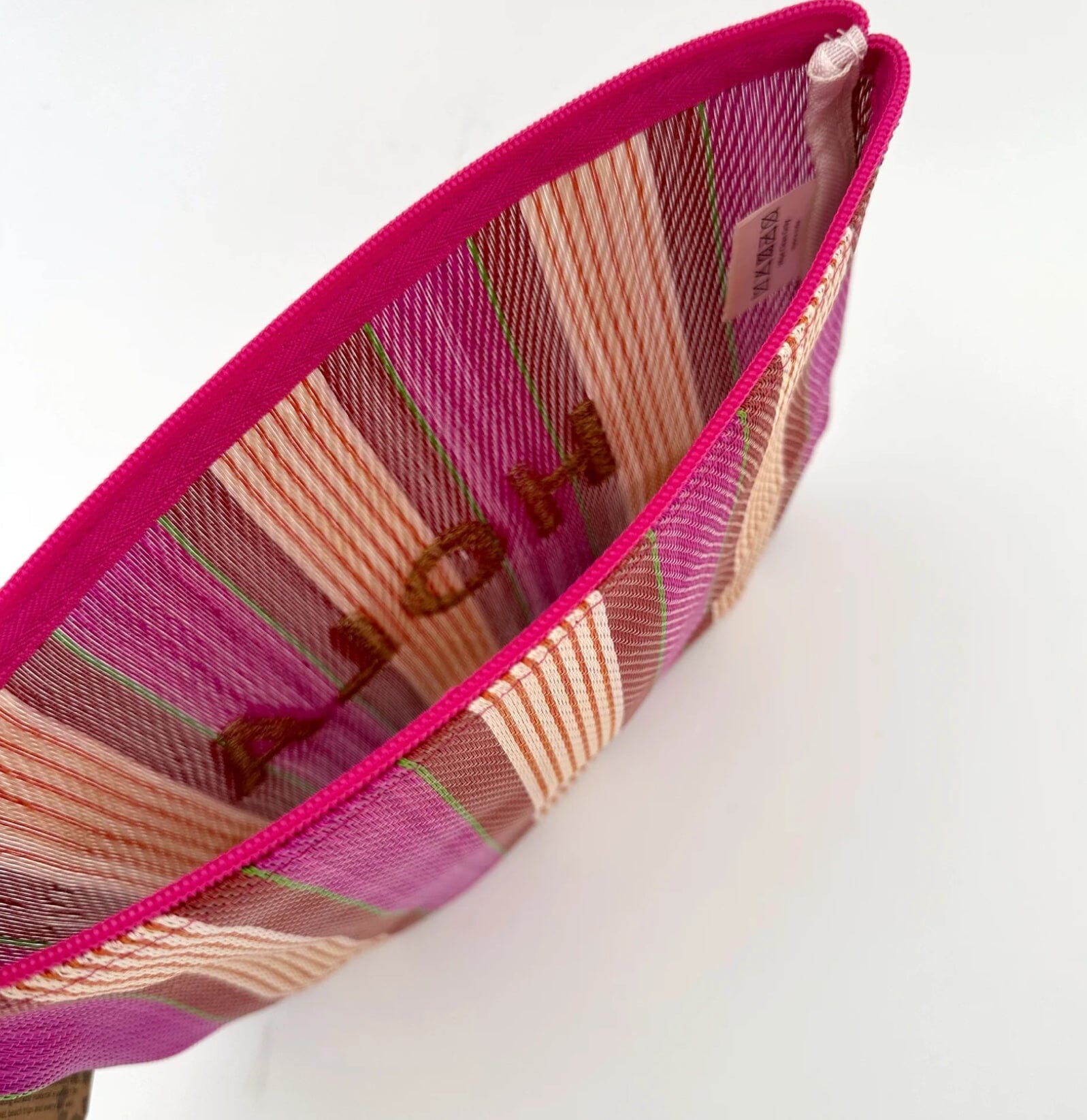 Hola Recycled Pouch - Pink/Red Coast to Coast Home