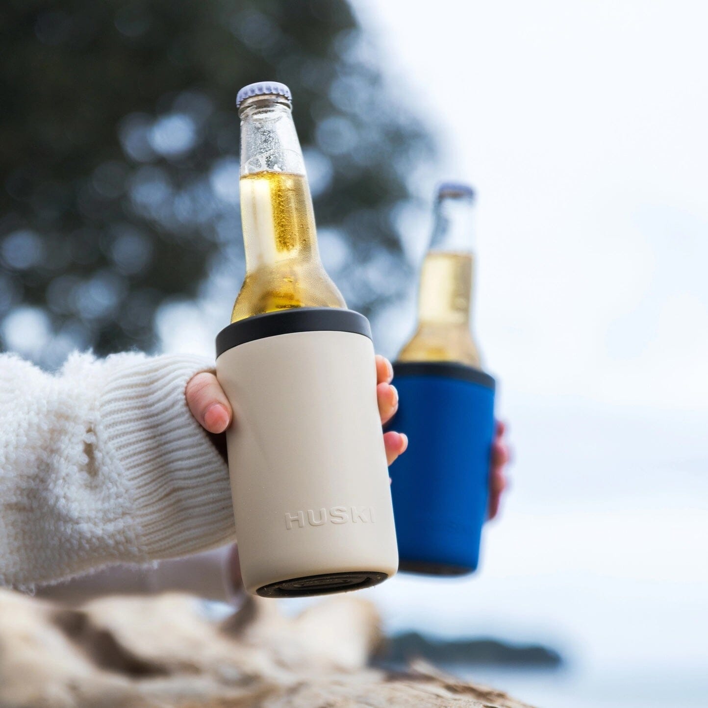 Huski Beer Cooler 2.0 - Sand Beige Huski