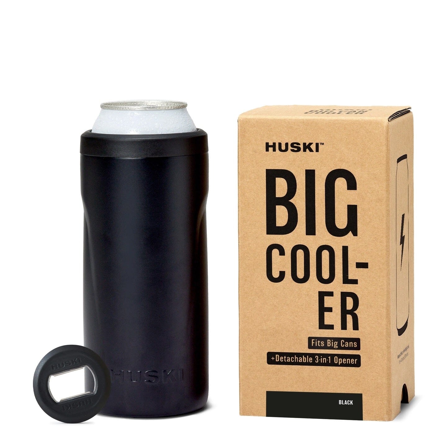 Huski Big Can Cooler - Black Huski