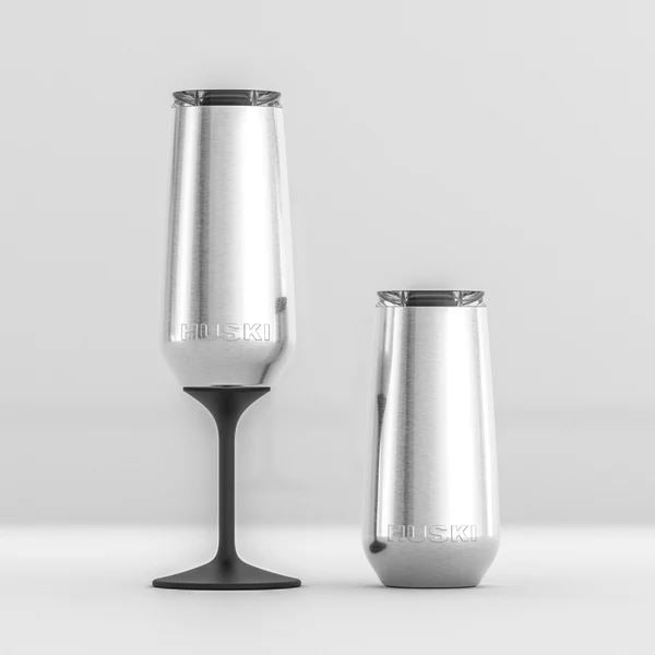 Huski Champagne Flute - Powder Pink Huski