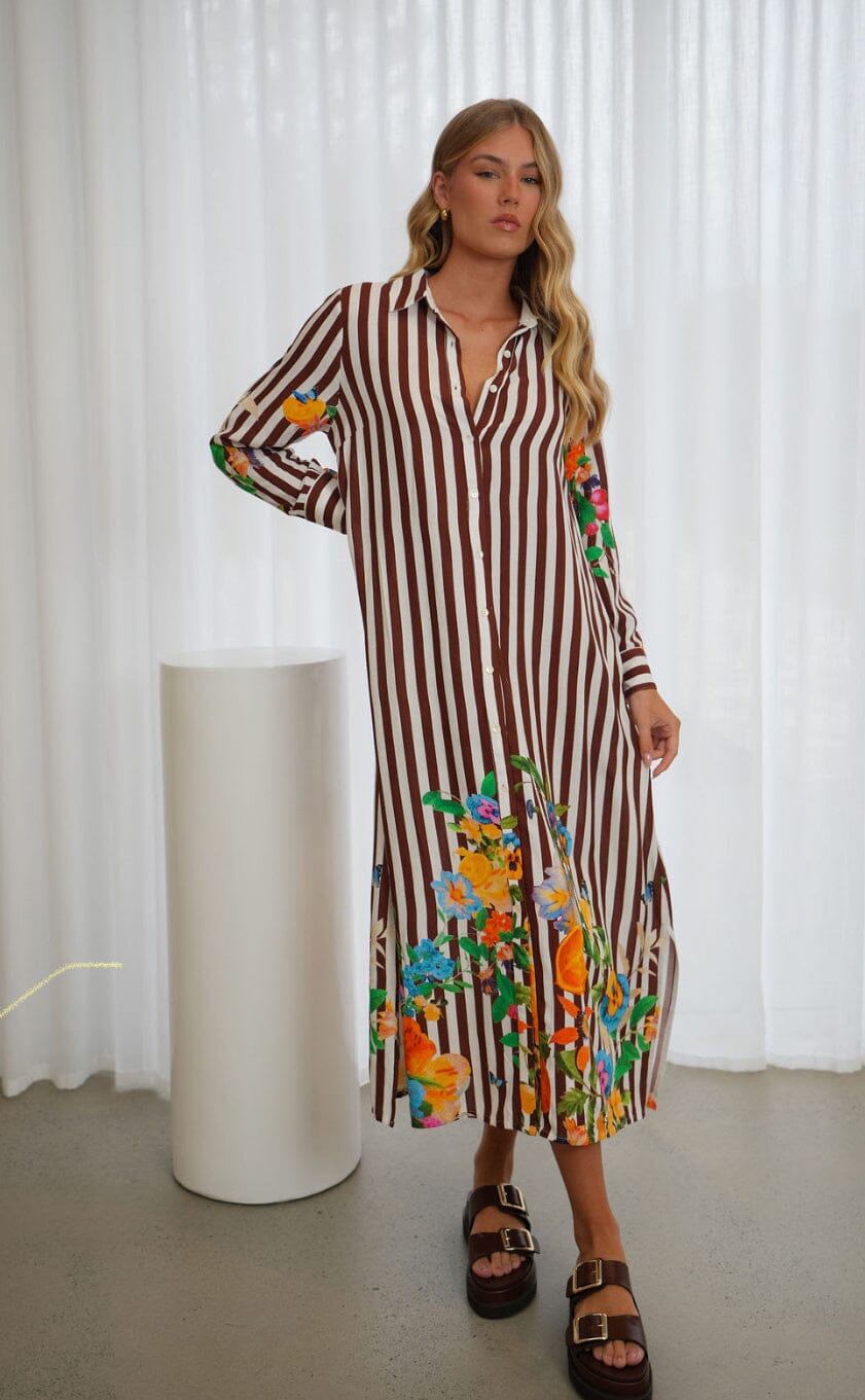 Joop & Gypsy Coco Stripe Long Dress Joop & Gypsy