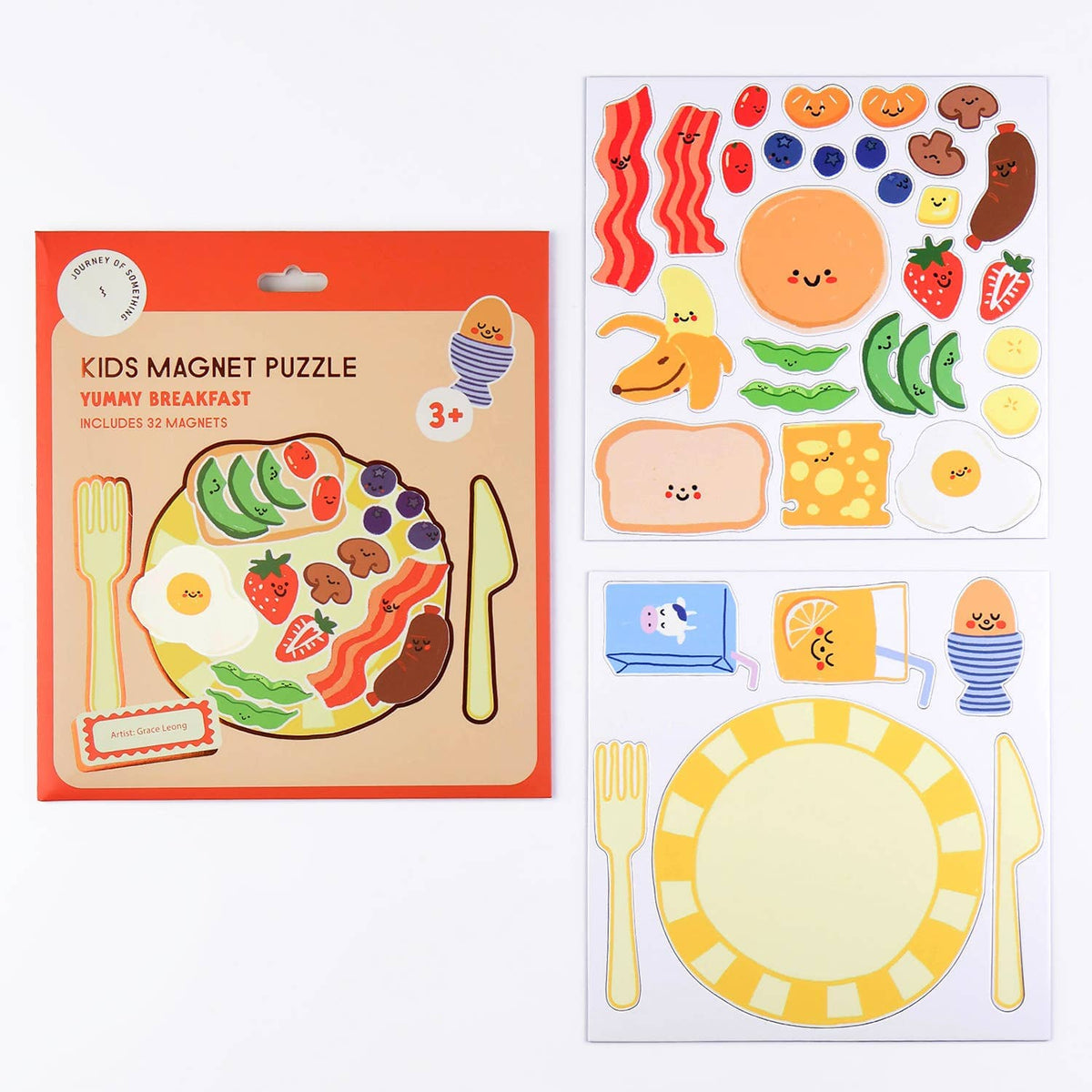 Kids Magnet Puzzle - Yummy Breakfast Journey Of Something AU & EU