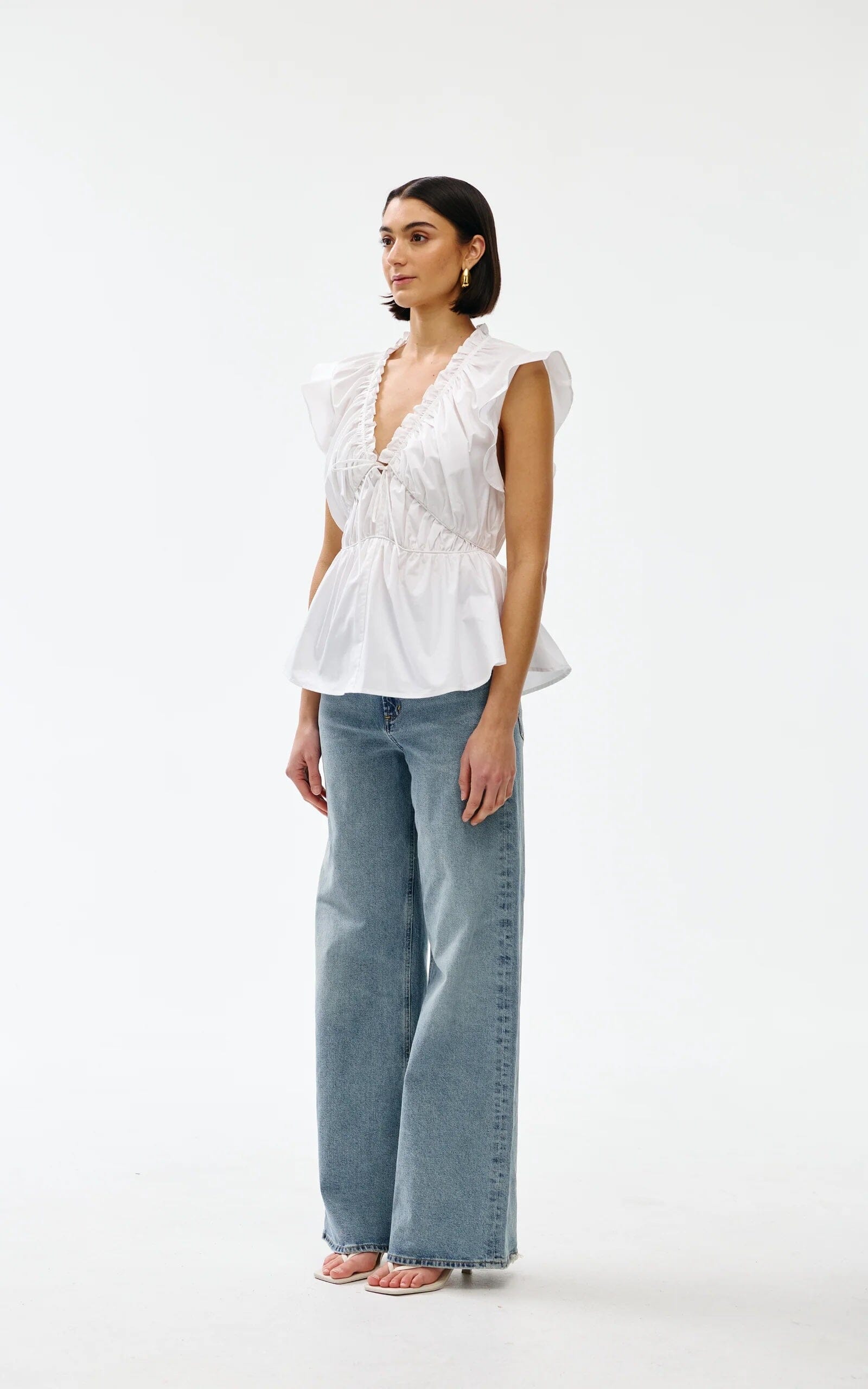 Kinney Bobbie Top - Ivory Kinney