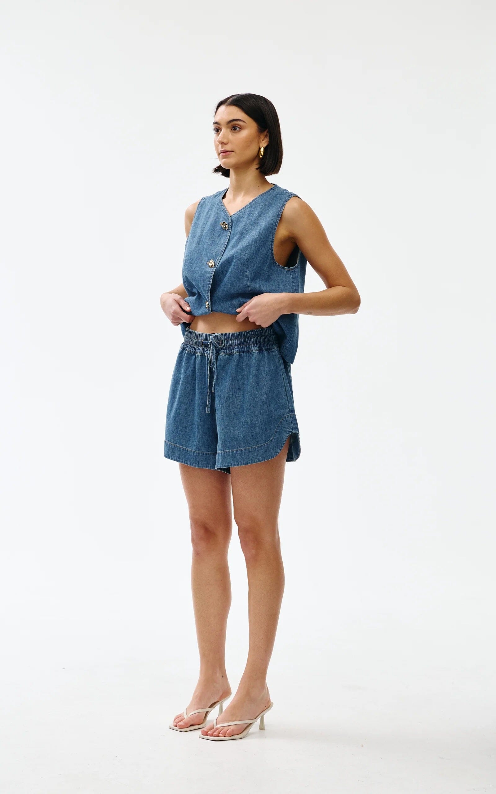 Kinney Juniper Short - Denim Kinney