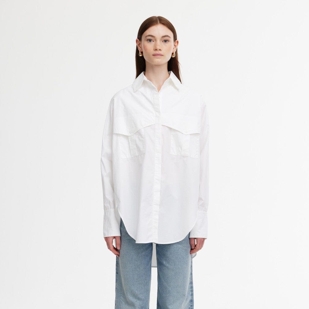 Kinney Riley Shirt - White Kinney