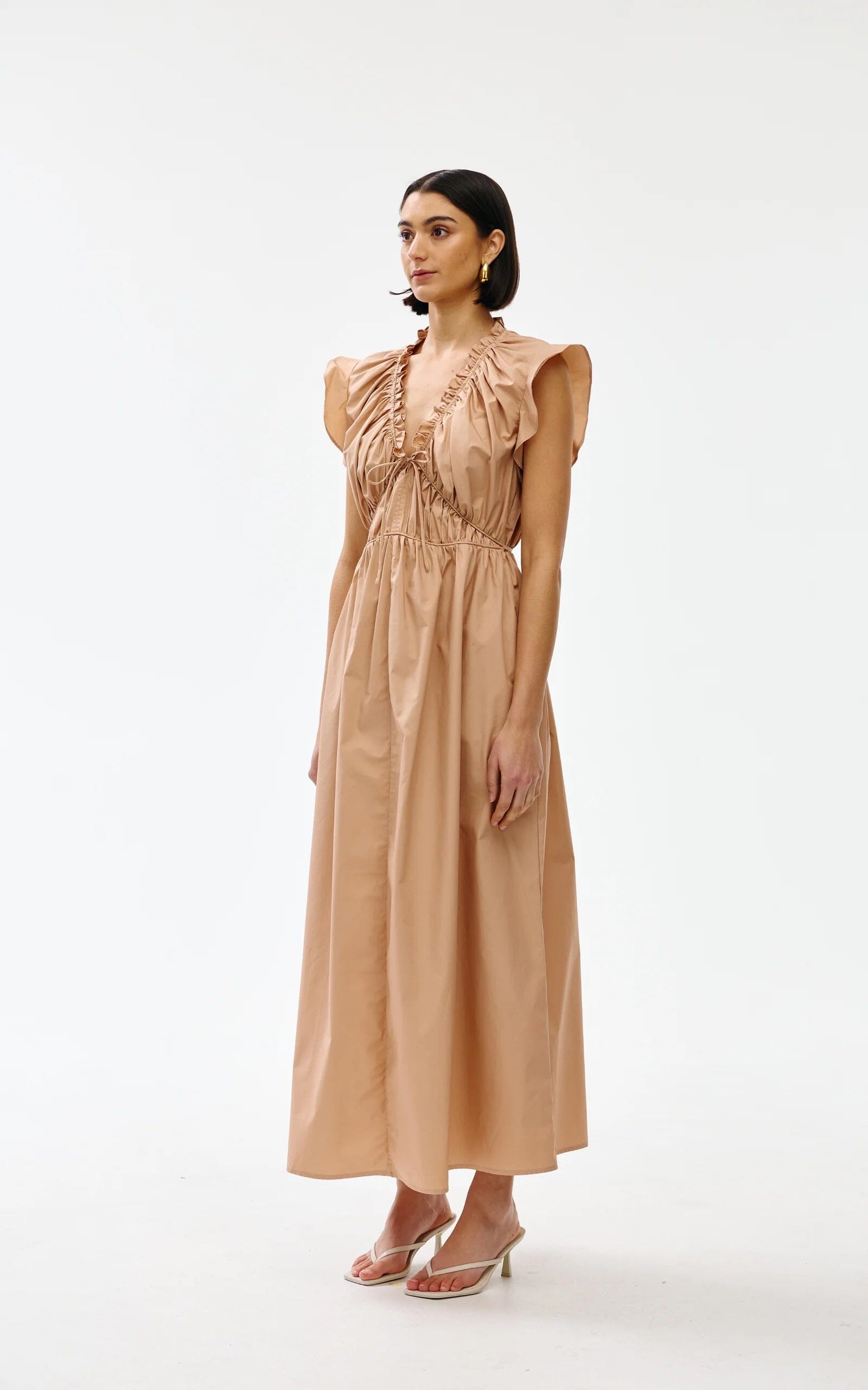 Kinney Thea Dress - Taupe Kinney