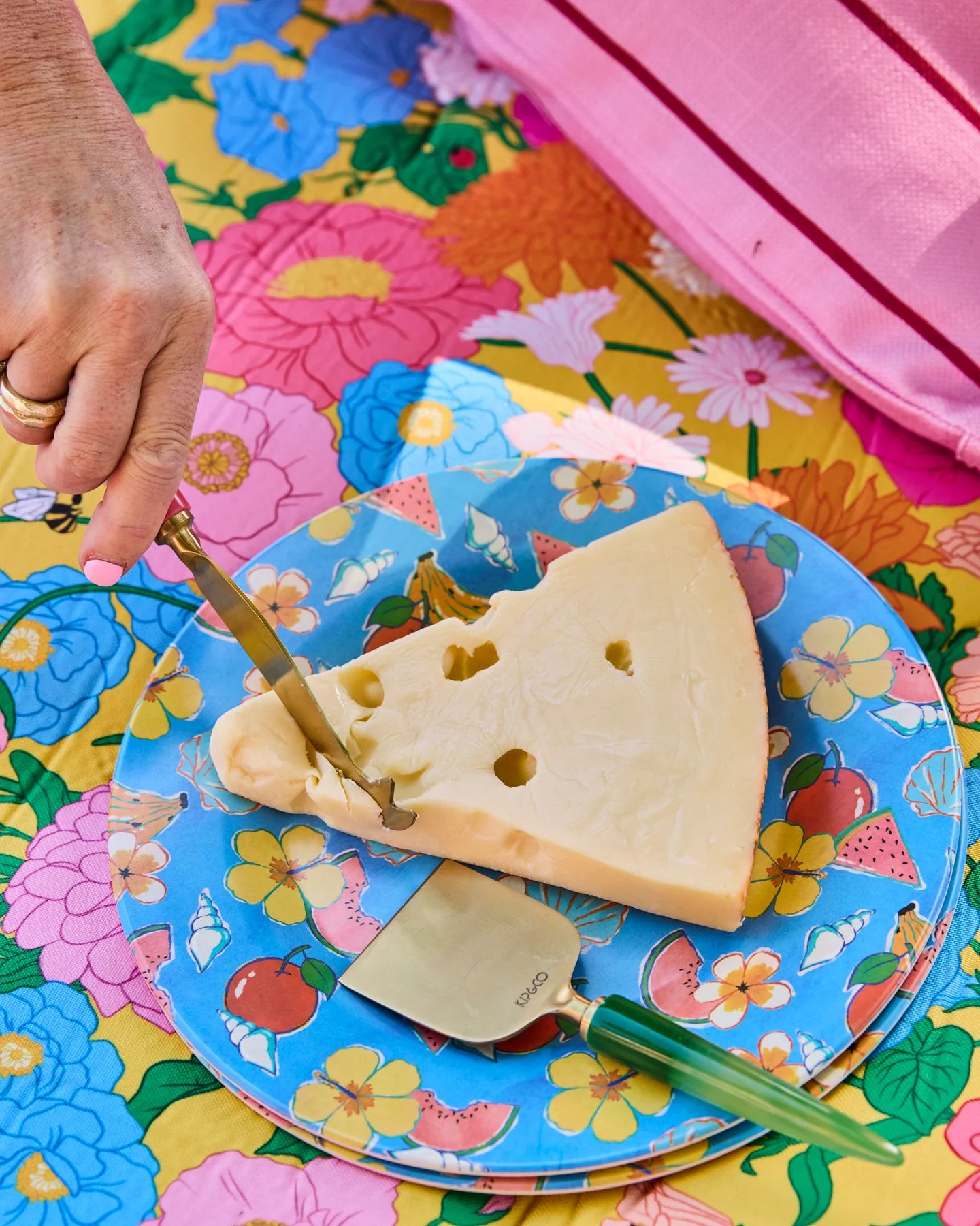 Kip & Co Bejewelled Cheese Knife Set Kip & Co