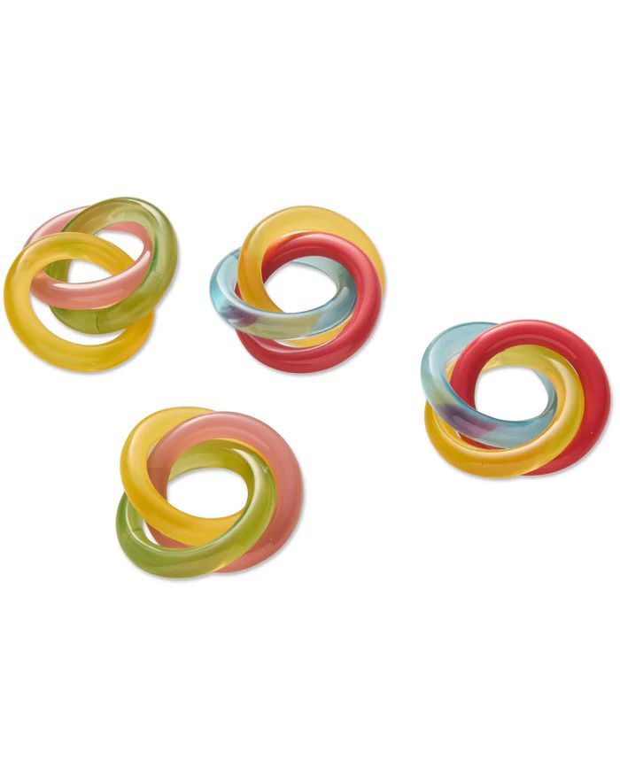 Kip & Co Bejewelled Trinity Napkin Rings Kip & Co