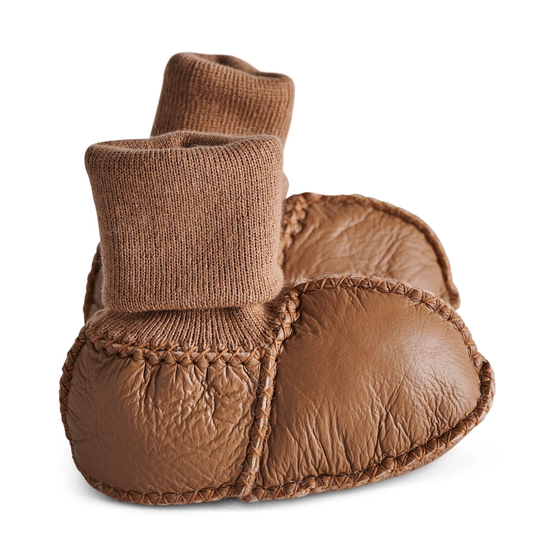 Kip & Co Biscuit Baby Booties Baby Booties Kip & Co