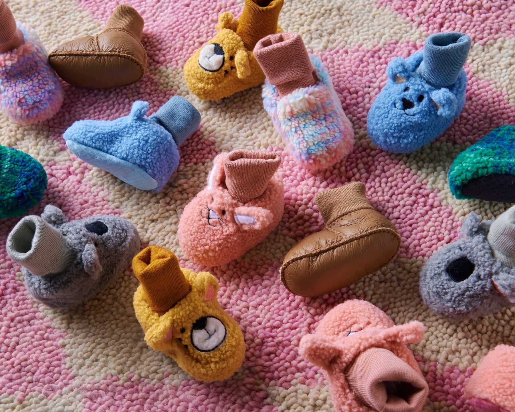 Kip & Co Biscuit Baby Booties Baby Booties Kip & Co