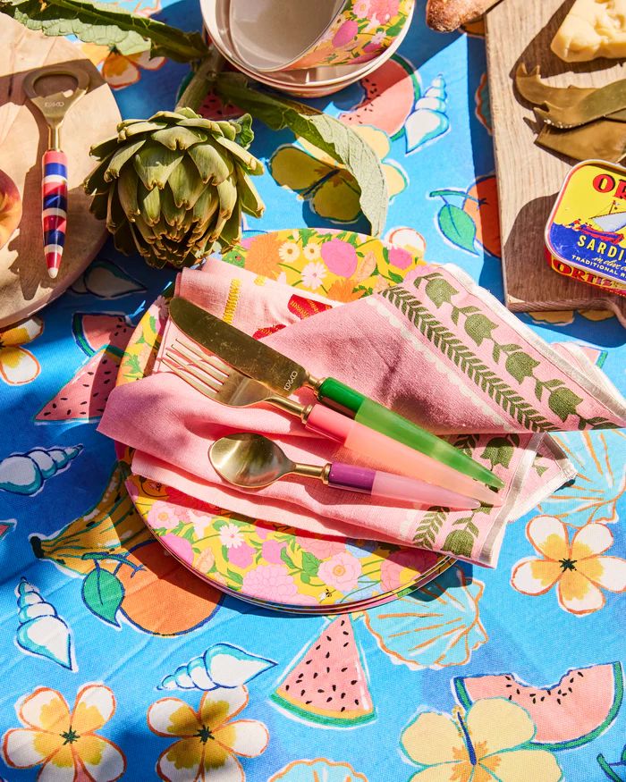 Kip & Co Flower Chain 4P Napkin Set Kip & Co