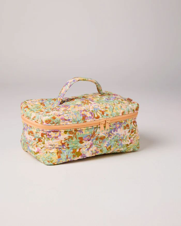 Kip & Co Forever Mine Quilted Cotton Toiletry Case Kip & Co