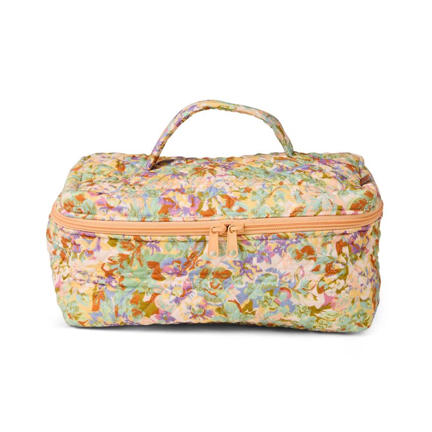 Kip & Co Forever Mine Quilted Cotton Toiletry Case Kip & Co
