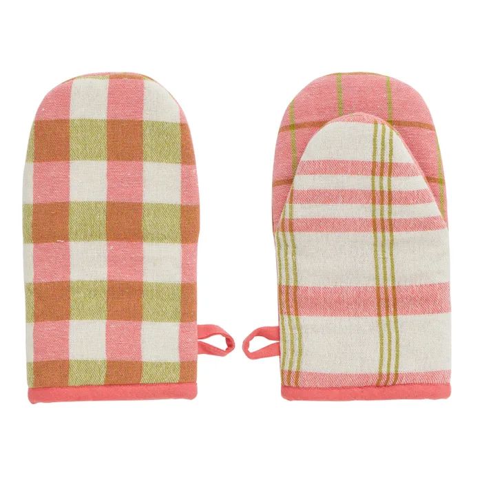 Kit Recycled Cotton Mitt - Pink Oven Mitt Coast to Coast Home