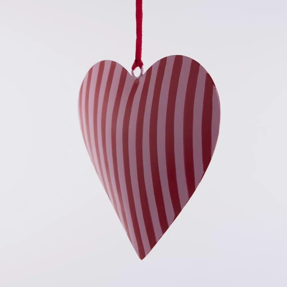 La Dolce Vita Heart Tree Decoration Large - Red Florabelle