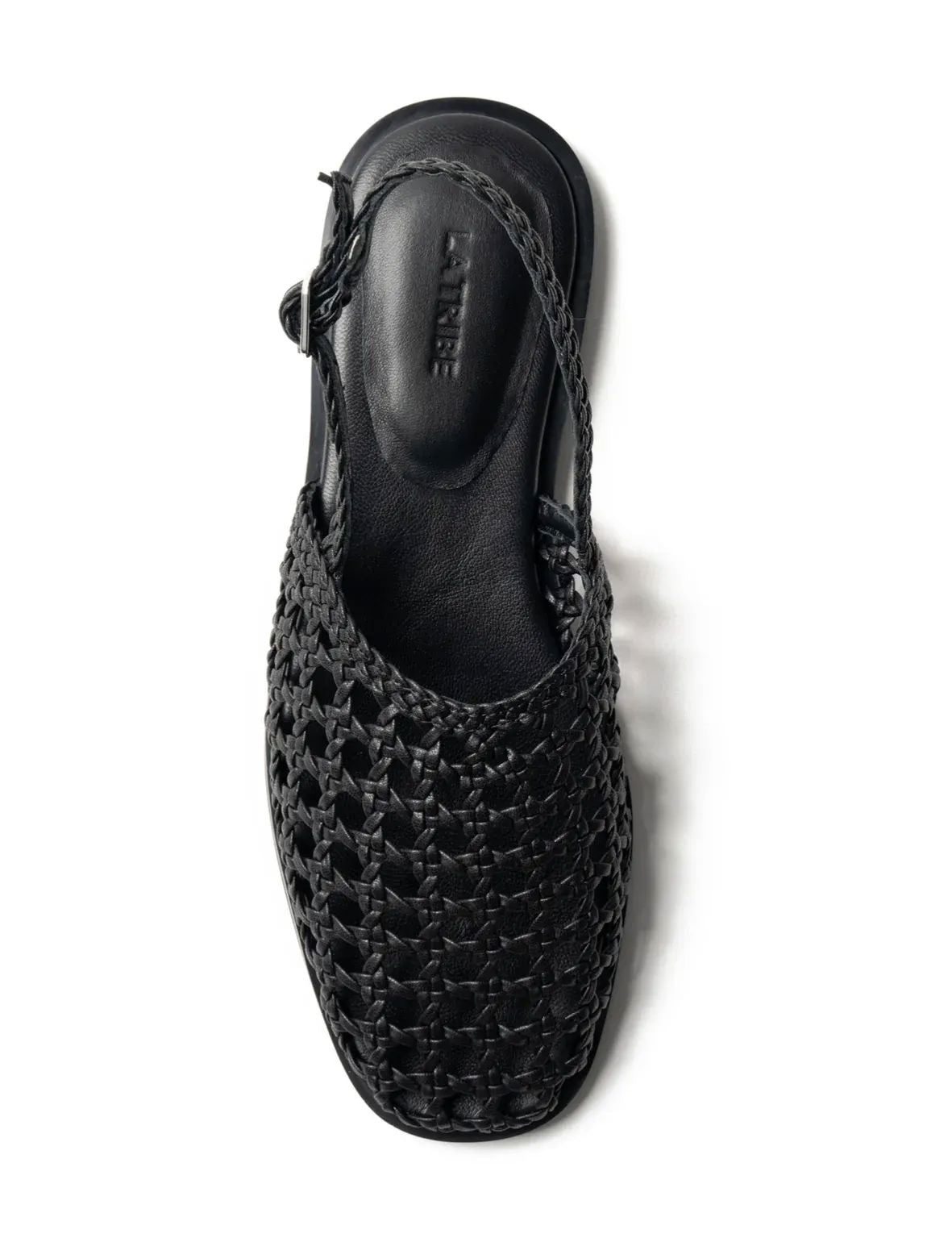 La Tribe Thea Mule - Black Sandals Eclectic House