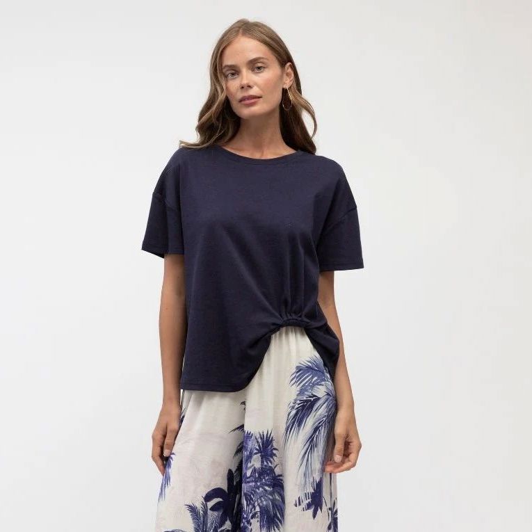 Label of Love Easy Tuck Tee - Navy Label of Love