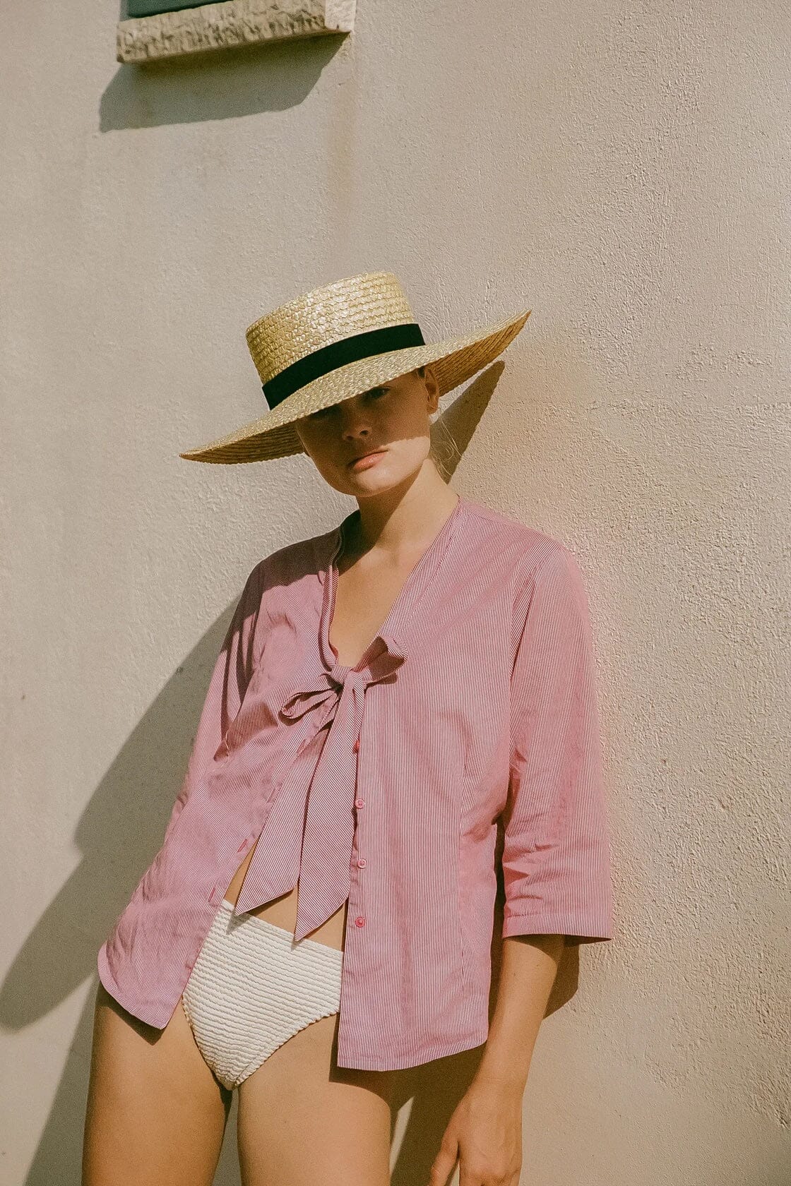 Lack of Color Mira Wide Brim Boater - Maple Lack of Color
