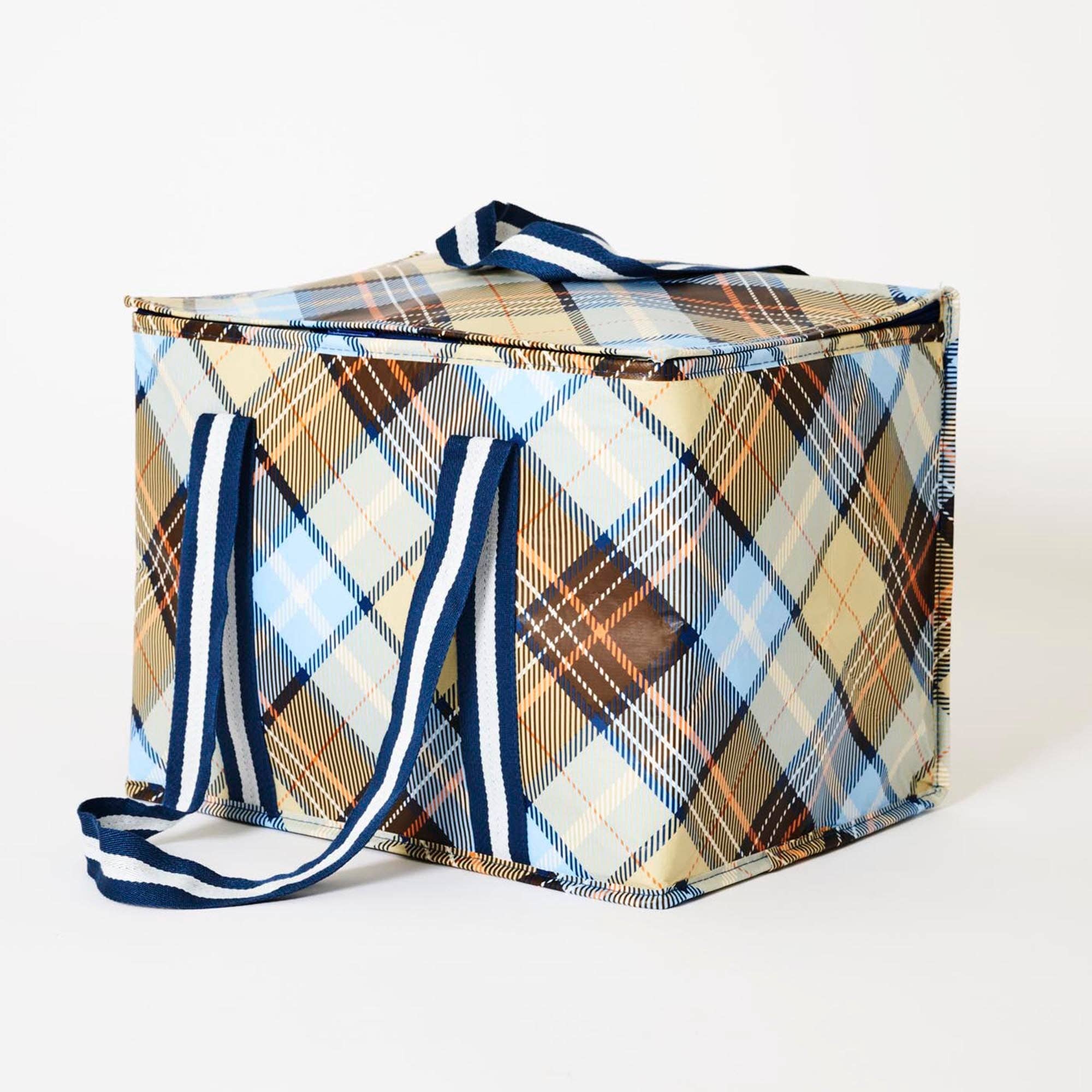 Large Insulated Tote – Country Plaid Cooler Bag Project Ten Pty Ltd